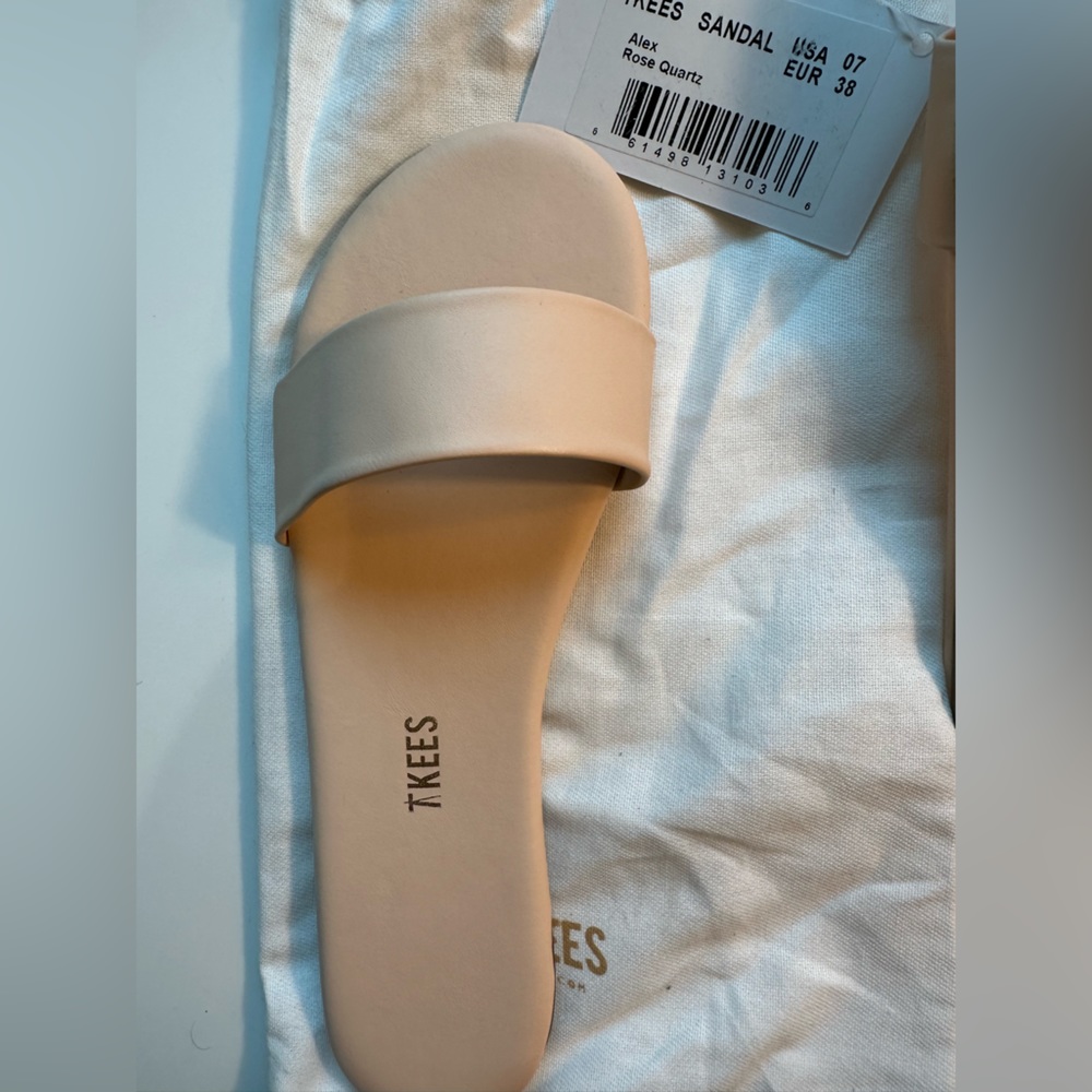 NWT! TKEES Alex in Rose Quartz, size 7 or 38, completely sold out, with dust bag - Picture 8 of 11